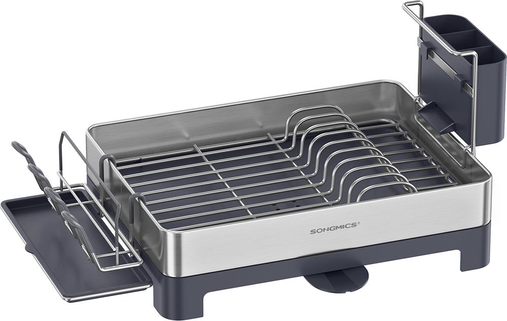 ecomax Abtropfgestell aus Edelstahl, fingerabdruckresistent B34KCS030E01V1