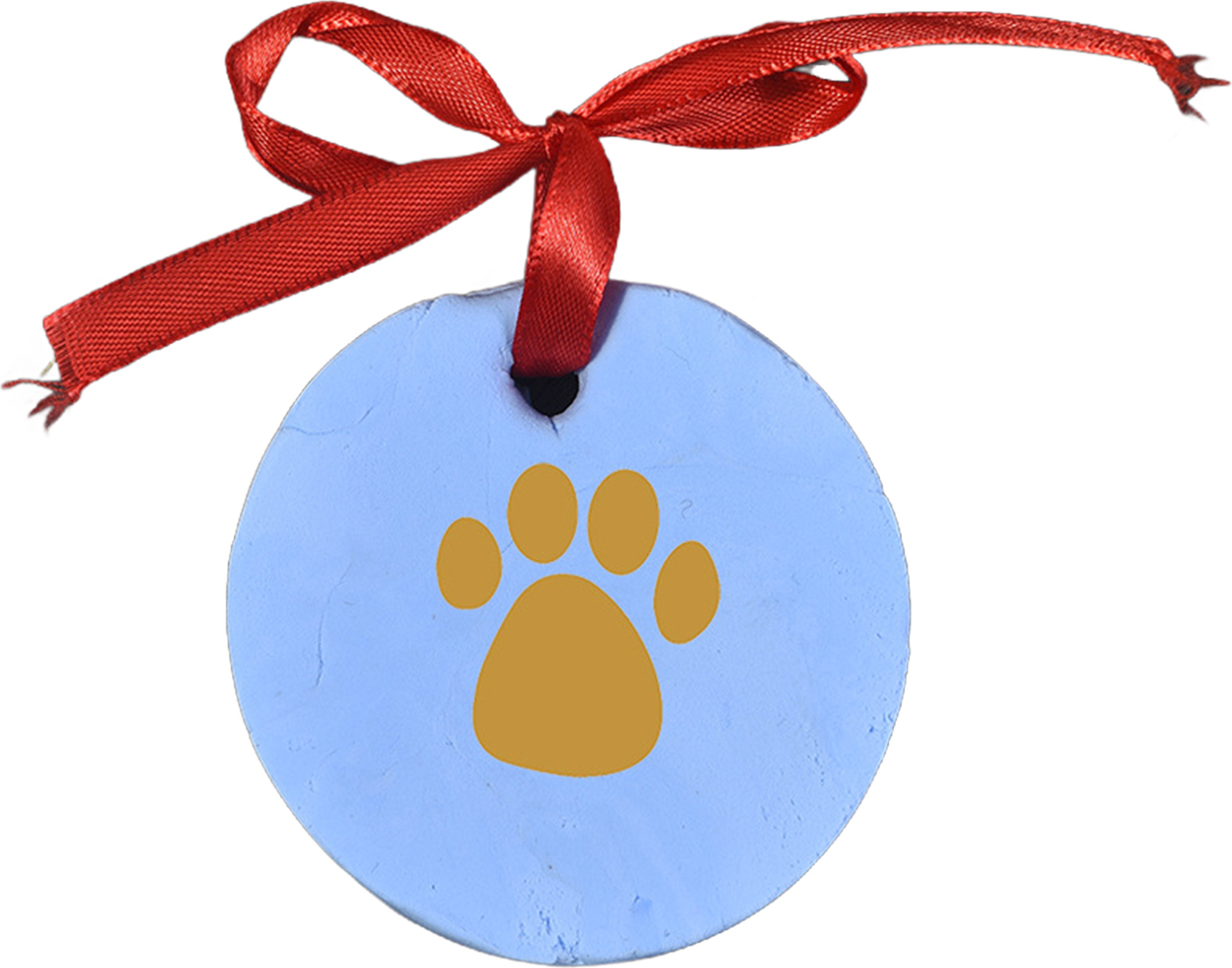 Bremen 2-teiliges Pfotenabdruck-Set für Hunde/Katzen, DIY-Hängeornament mit Haustierpfotenabdruck, mit Anpassungswerkzeugen und Präsentationsständer, Tonpfotenabdruck-Andenkenset 4368047