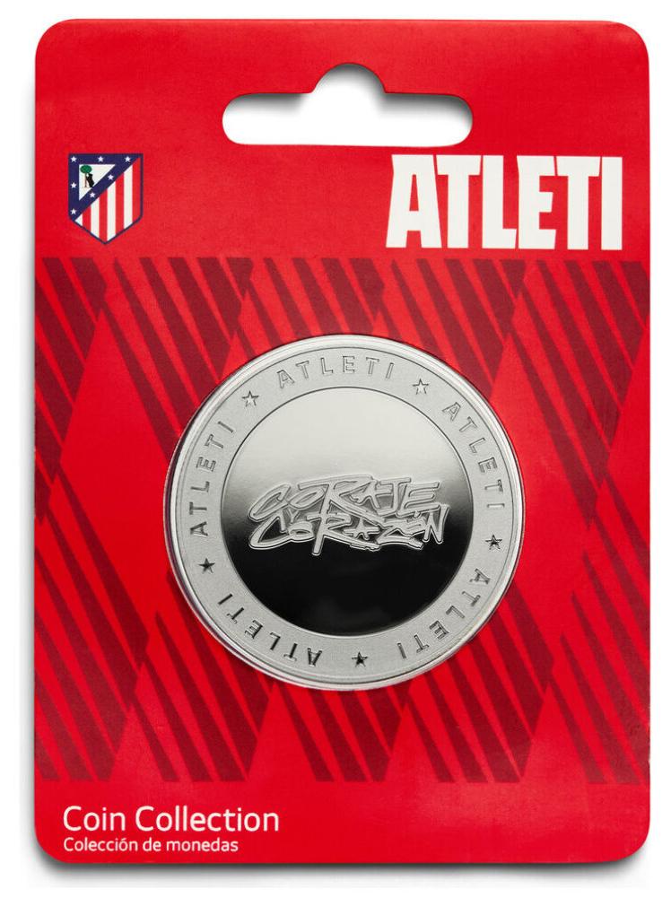 MOCILAB Atlético de Madrid Sammlermünze Mut und Herz aus Nickel