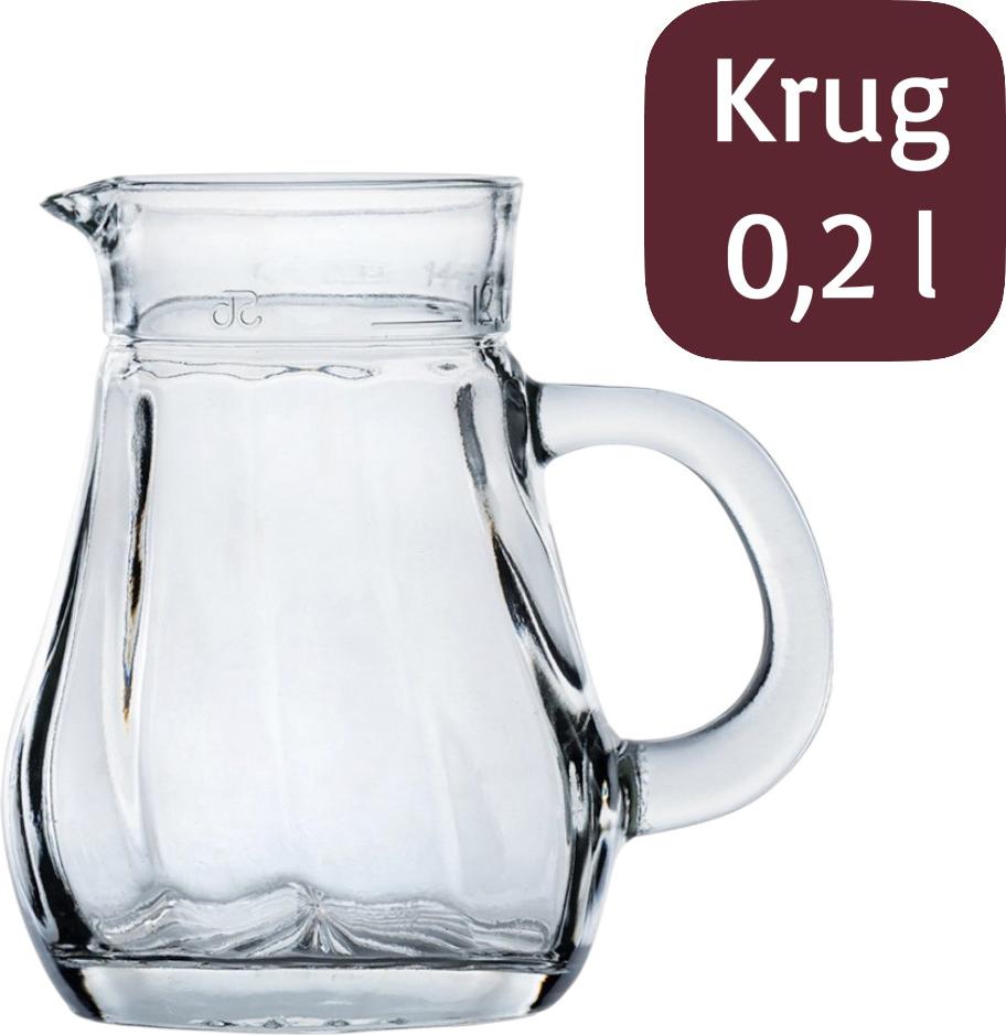 Stölzle-Oberglas Salzburg Weinkrug Spiraloptik 0,2l /-/PR l827927