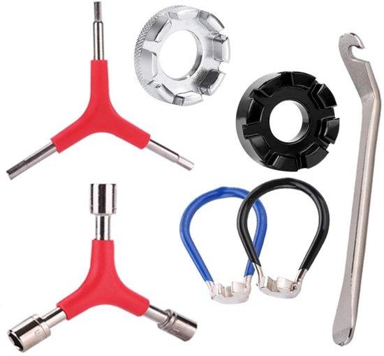 OEM Fahrradwerkzeug Set 7 Teile - Werkzeugkoffer - Fahrrad Werkzeug Set - Fahrrad Werkzeugkoffer - Fahrrad Werkzeugbox - Mit Reifenheber 2026