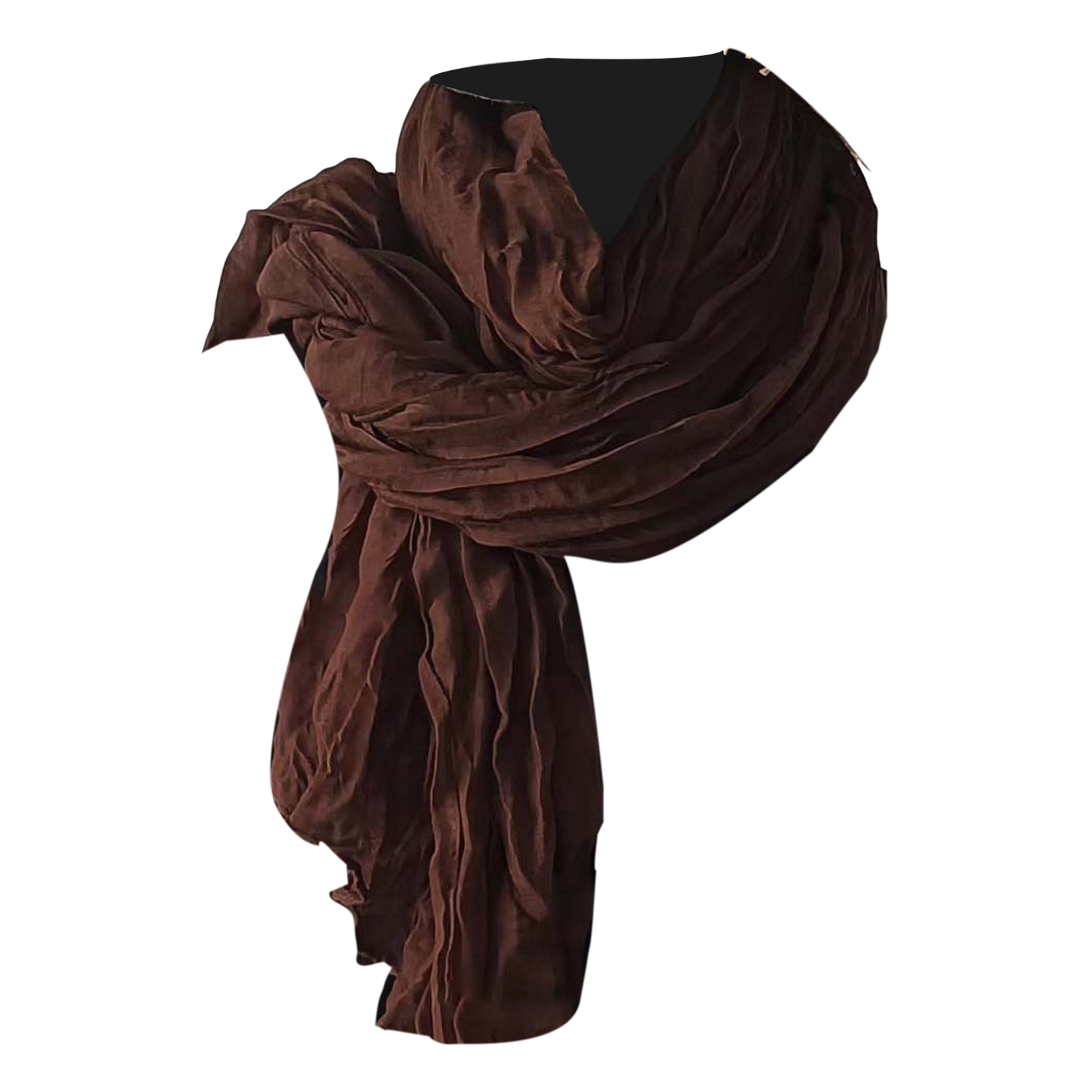 Emma & Giovanni Leichter Zerknitterter Schal – Unisex, 180x90 Cm, 100% Viskose