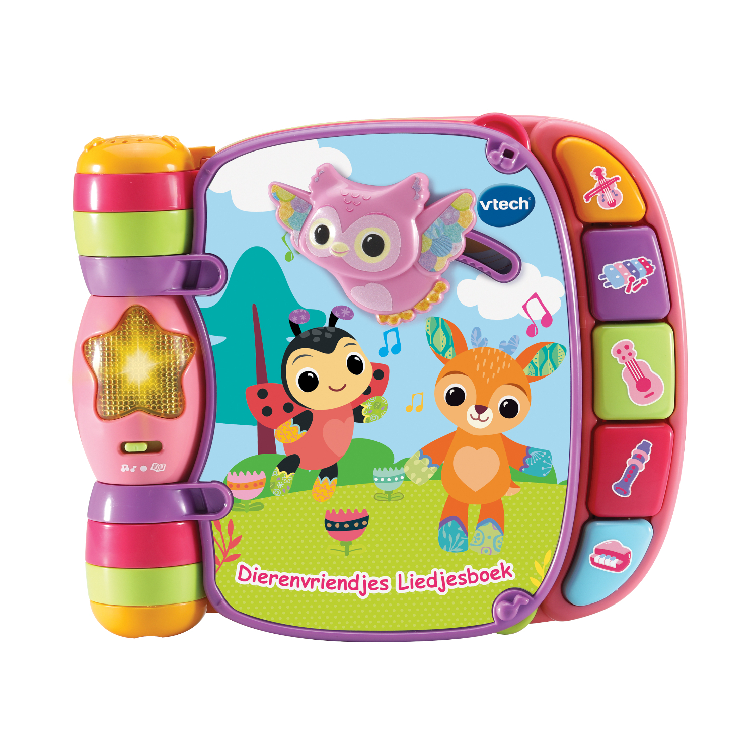 VTech Baby Dierenvriendjes Liedjesboek roze, 0,5 Jahr(e), Sprachfunktion, AAA, Synthetisch, Pink 80-166782