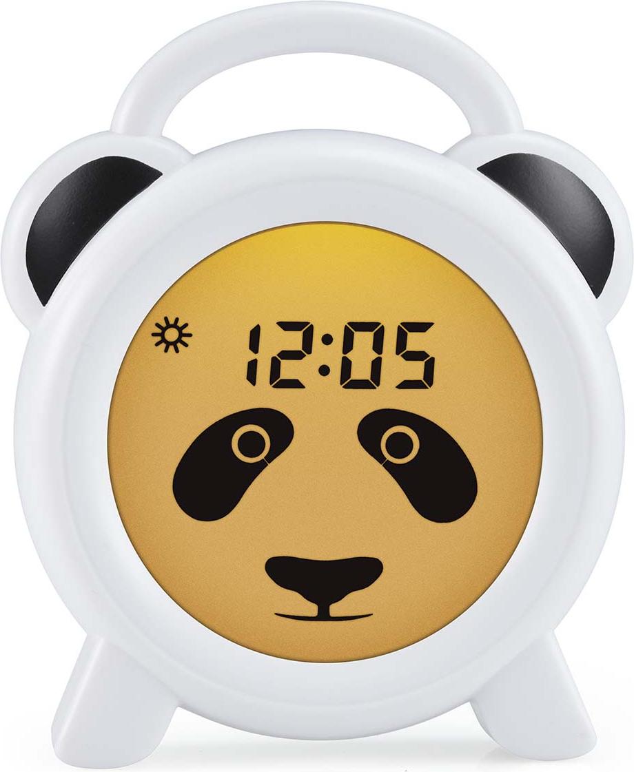 Alecto BC100PANDA - Schlaftrainer, Nachtlicht und Wecker, Panda A004466
