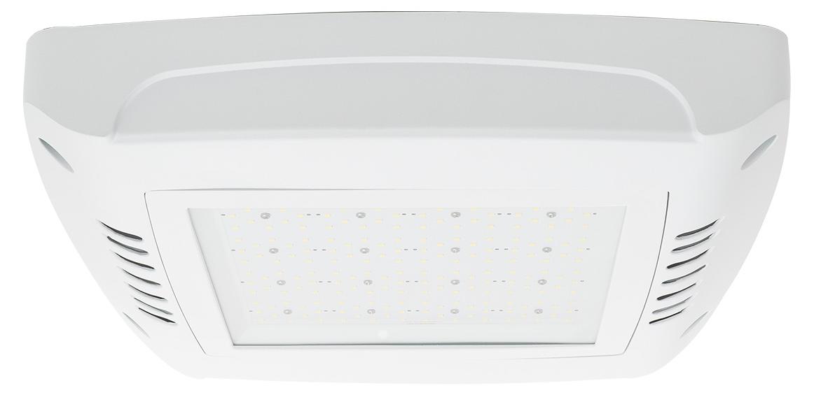 LEDKIA LED-Strahler Canopy Speziell Tankstellen 100W 150lm/W Treiber Dimmbar 1-10V 5000K Kaltweiß