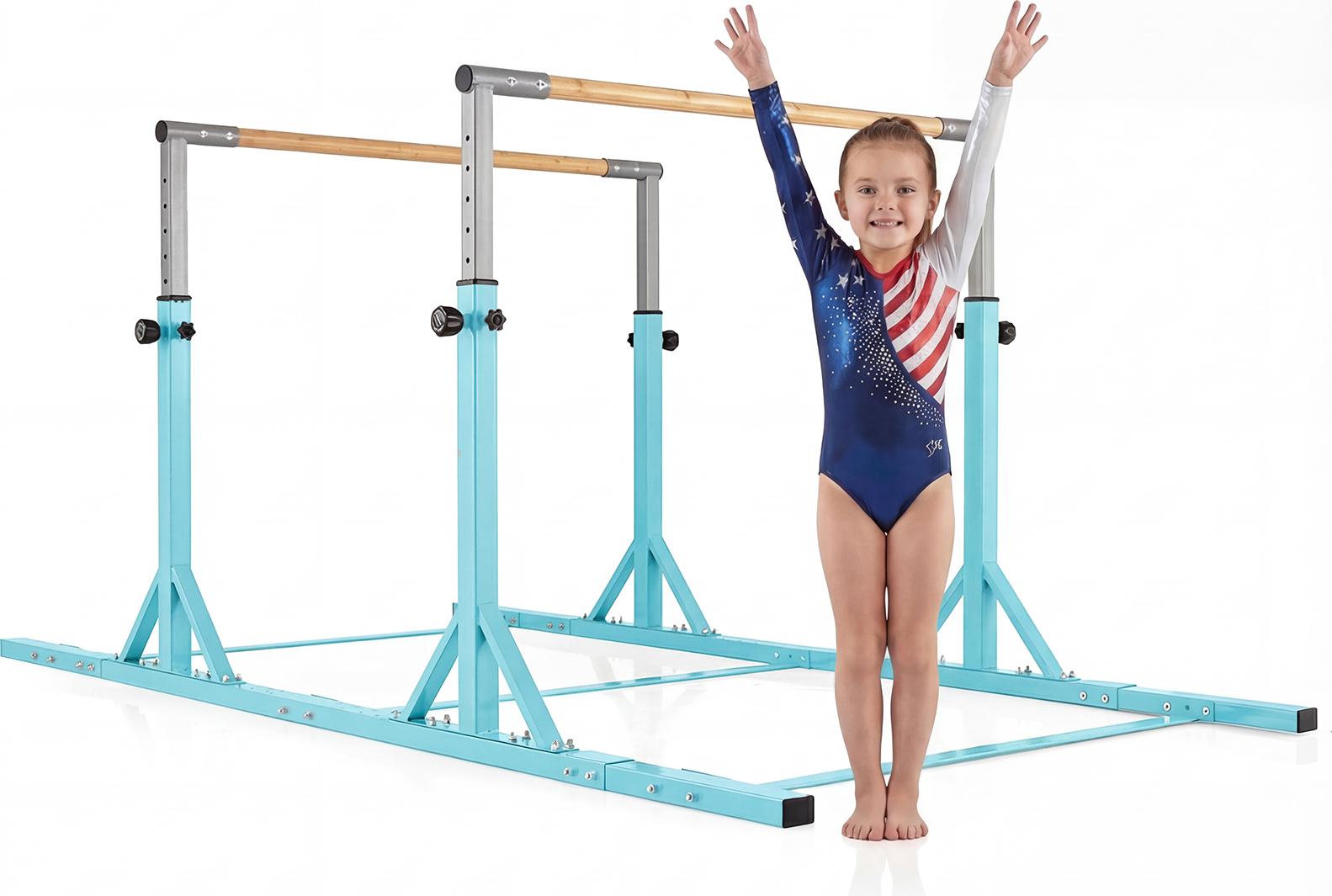Barre De Gymnastique Lestée 2 Kg – Longueur 1,05 M, Diamètre 26 Mm, Bleue, Résistante Aux Chocs