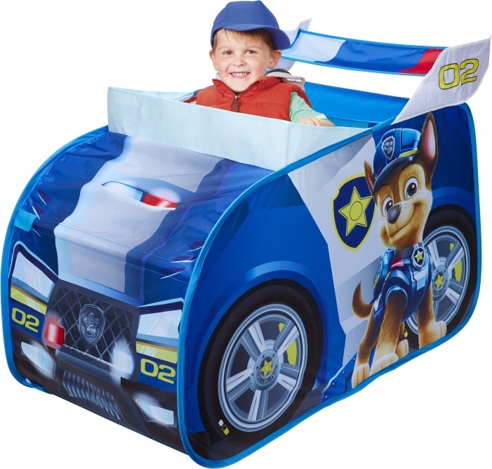 Moose Toys Detský stan Paw Patrol Pop Up stan policajné auto 13182