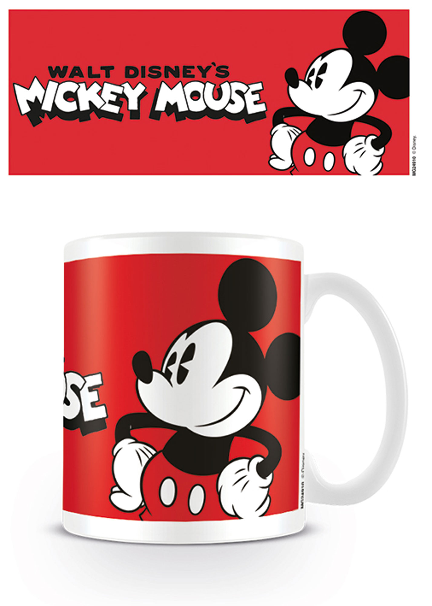 Walt Disney Kaffeebecher Mickey Mouse Sketch Process weiß 