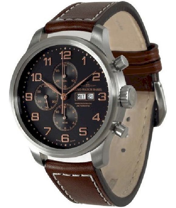 Zeno-Watch - Náramkové hodinky - Pánske - Chronograf - OS Retro Chrono - 8557TVDD-f1