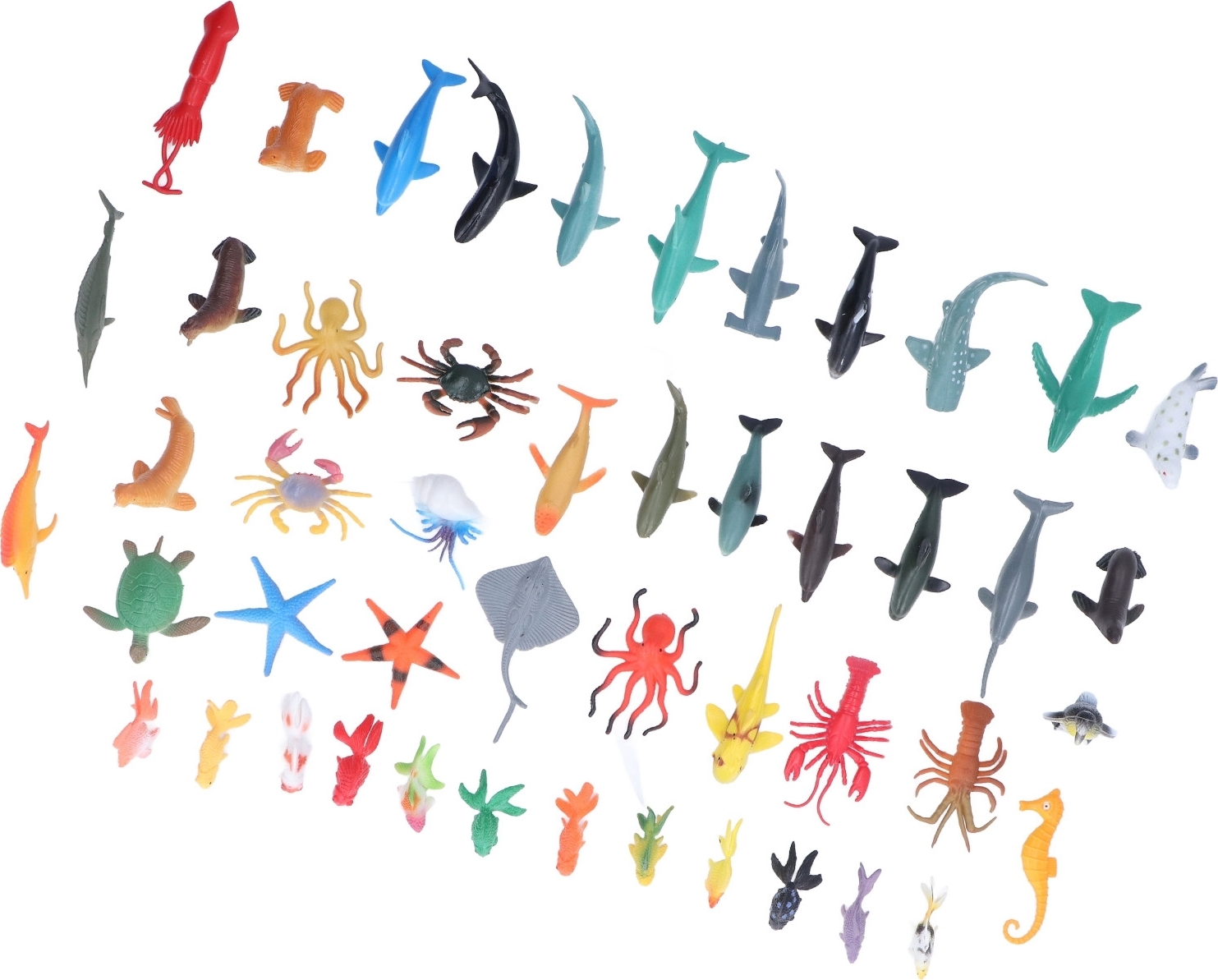 Cocosity Meerestier Figur,Simulierte Meerestiere,Ozean Meerestier Spielzeug,Meerestiere Welt Spielzeug,Sea Life Figuren,Ozean Action Figuren