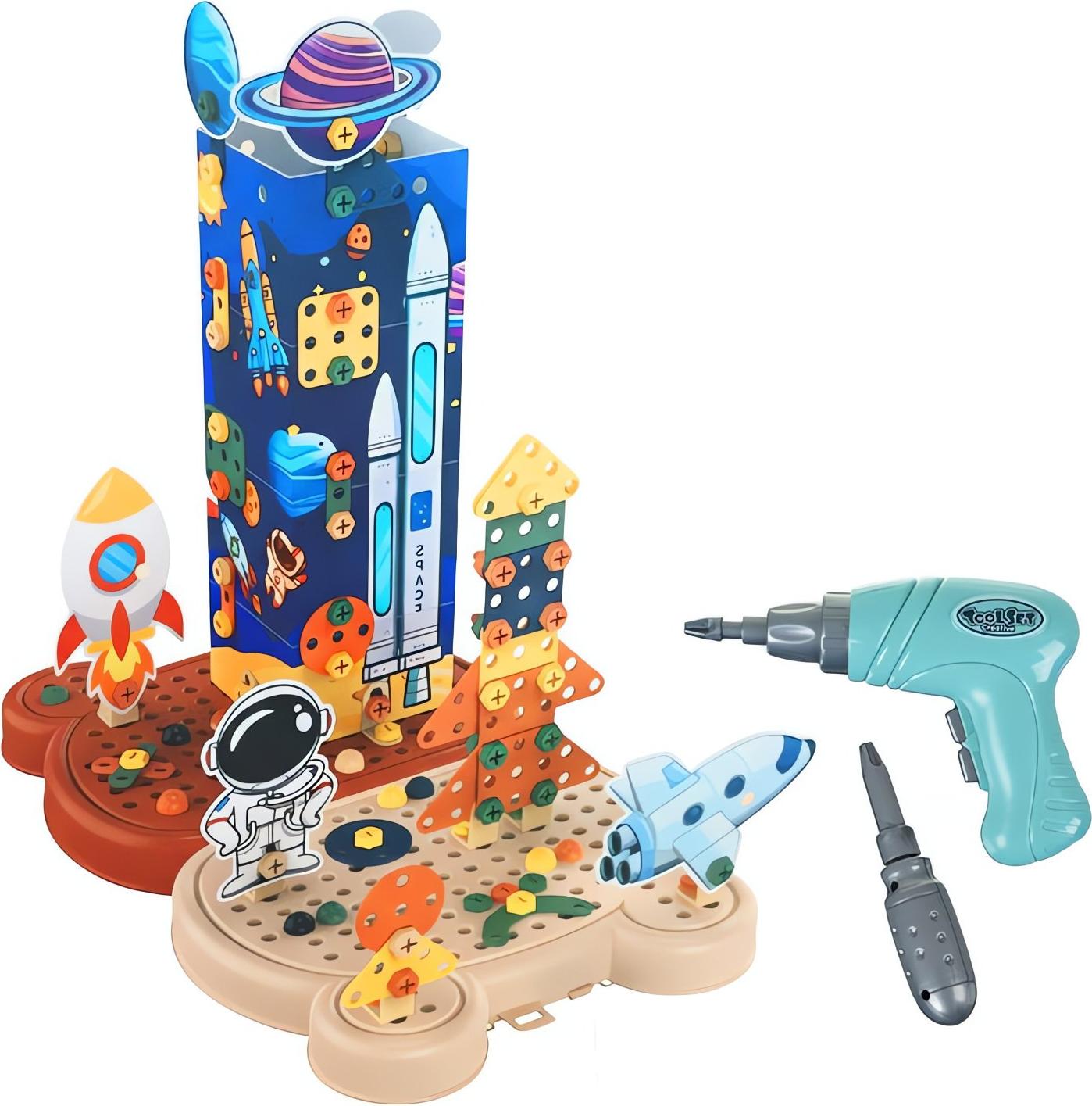 ISO TRADE Kreativer 3D-Weltraum-Bausatz mit 161 Teilen