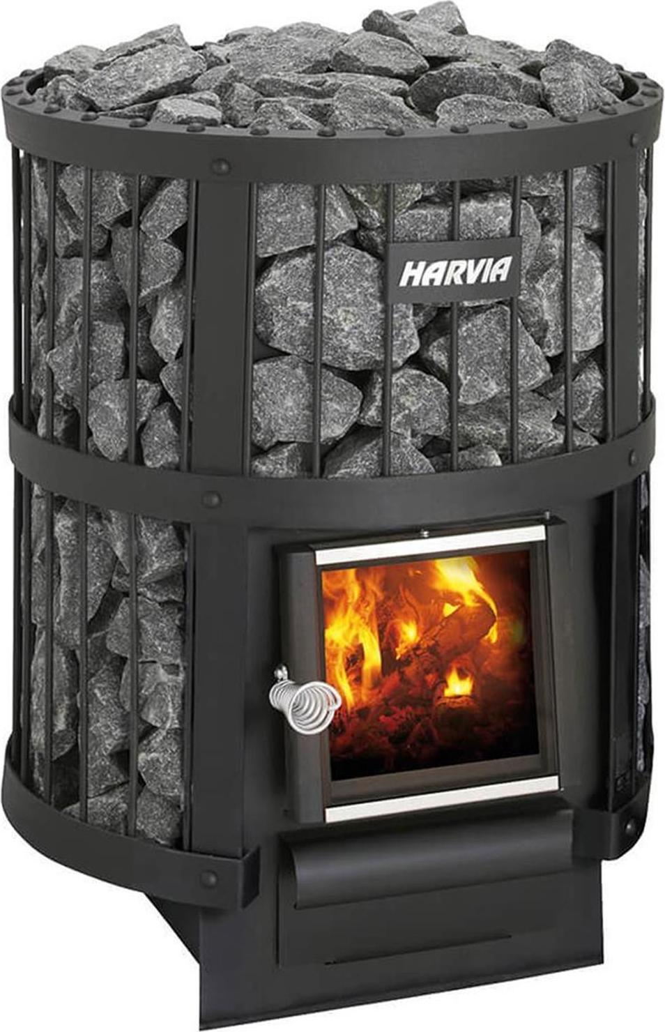 Holz-Saunaofen Harvia Legend 150 schwarz (1.Bimschv Möglich) WK150LD