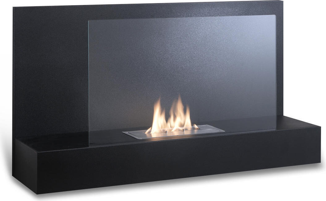 Bmovie - Čierny kovový nástenný krb