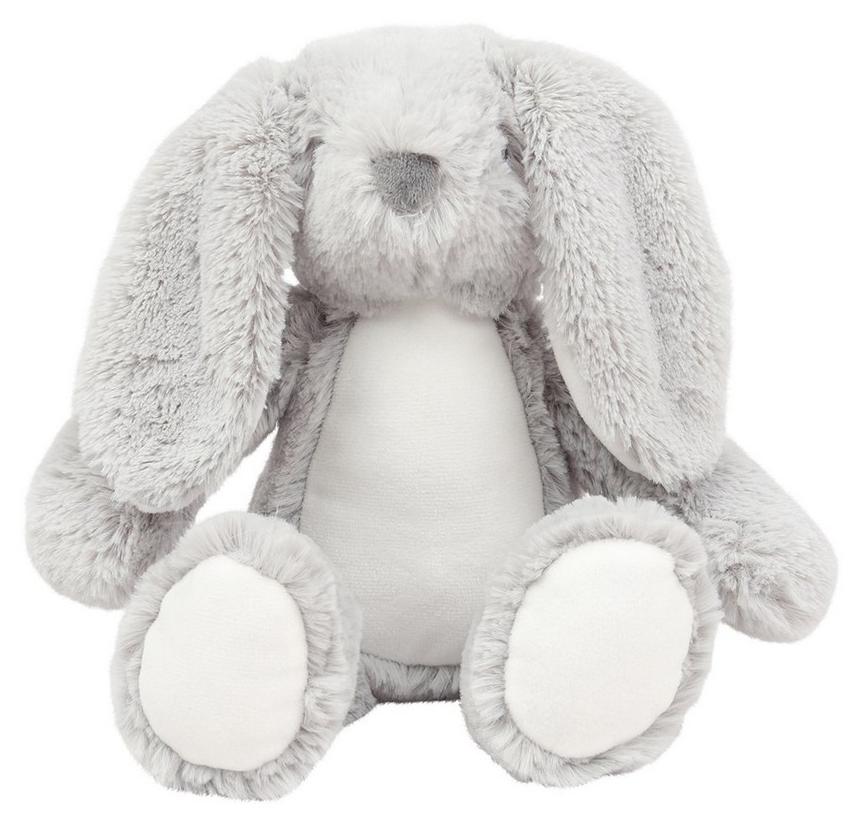 Mumbles - "Printme" Häschen Plüsch-Spielzeug LT4805 (30 cm) (Grau) UTLT4805