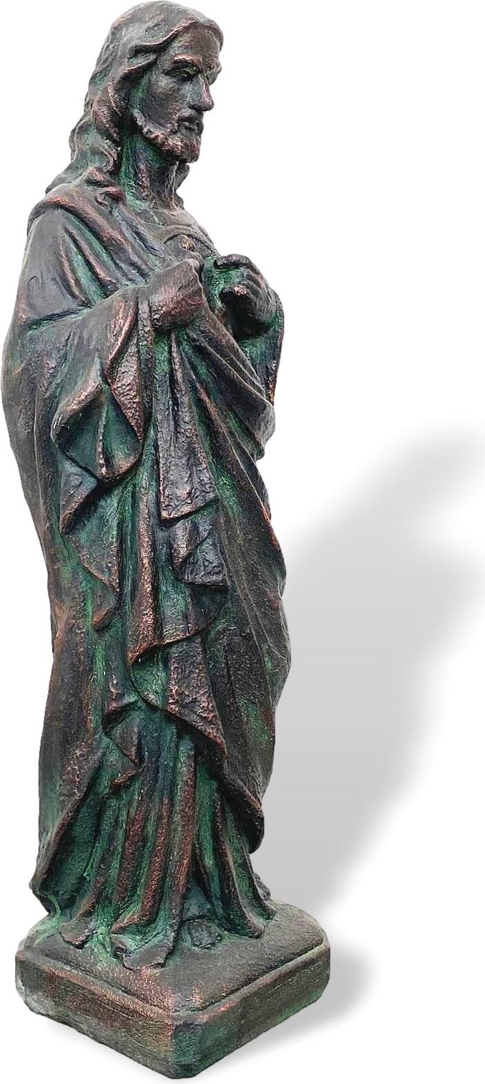Aubaho Skulptur Jesus Heiligenfigur 82cm Figur Statue Kunststein Antik-Stil