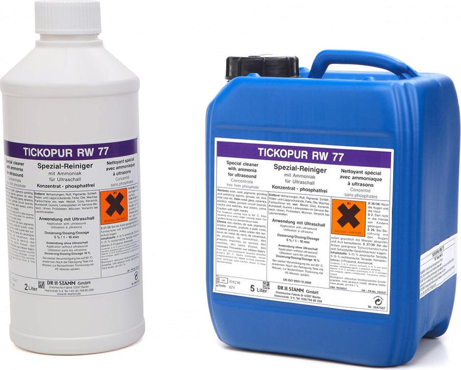 Čistiacia kvapalina pre ultrazvukové čističky - roztok RW77