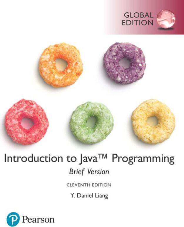 Introduction to Java Programming, Brief Version, Global Edition