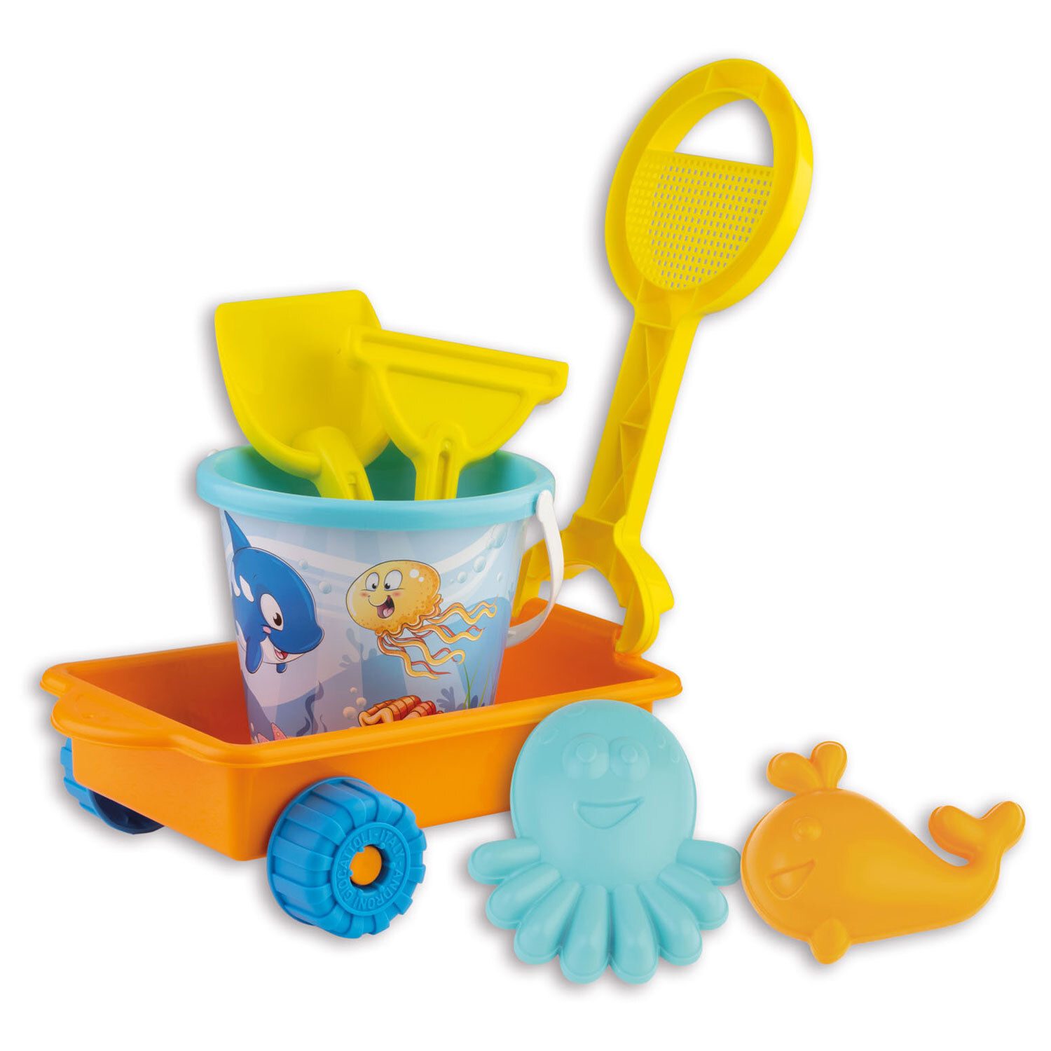 Androni Sandspielzeug-Set Unterwasserwelt mehrfarbig P174404