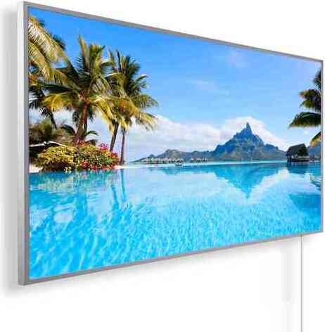 Könighaus Infrarot KÖNIGHAUS Panorama Infrarotheizung 1200W - Bora Bora Insel mit Smart-Thermostat und App Panorama-Serie_P_1200_01_Bora Bora Insel+Smart