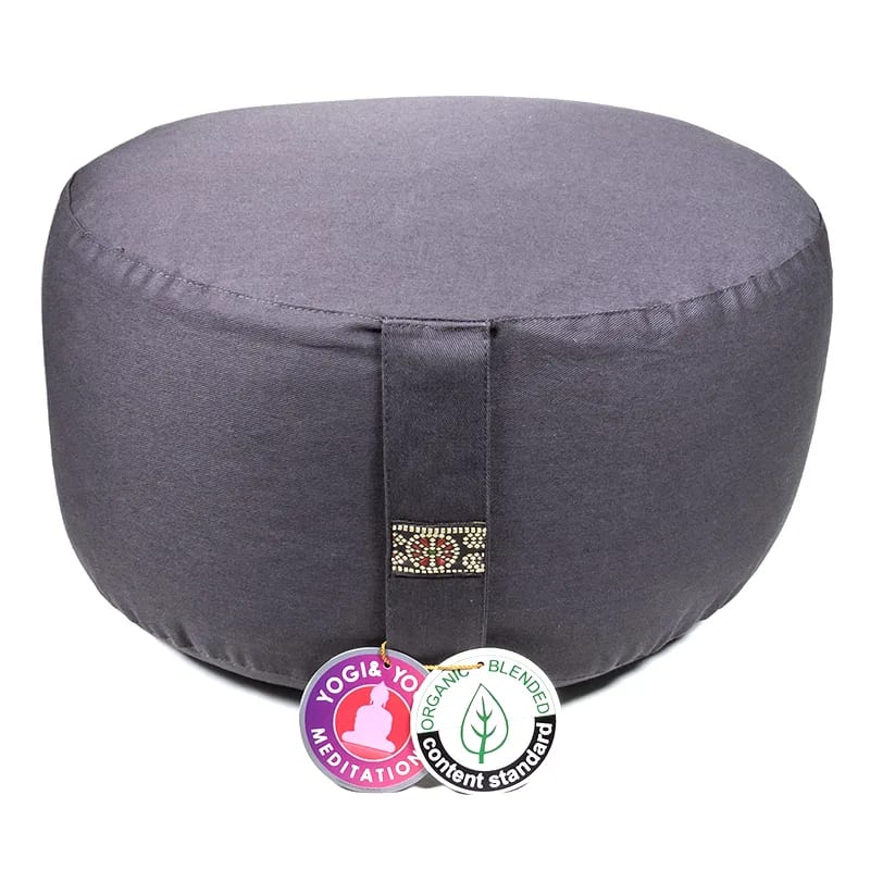 Bahadra Meditationskissen XL anthrazit Baumwolle(OCS) -- 36x22 cm; ±3290 g 668