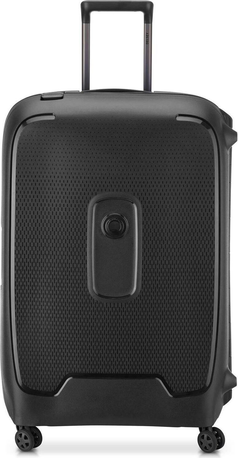 DELSEY PARIS - MONCEY - Valise Grande Taille rigide matière recyclée et Recyclable - 76x52x30 cm - 97 litres - L - Noir 00384482100MR