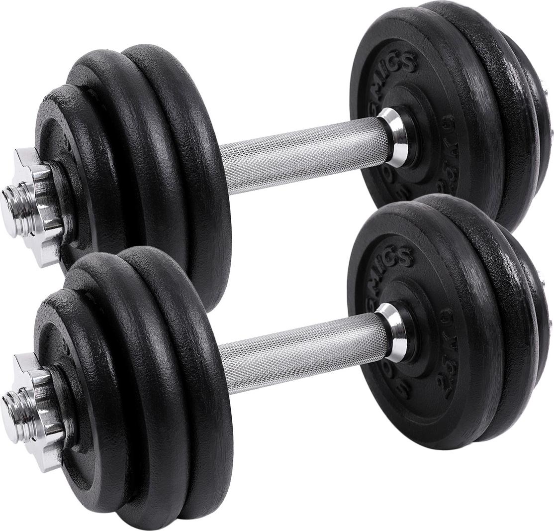 ecomax Gusseisernes Hantelset 30 kg SYL30T