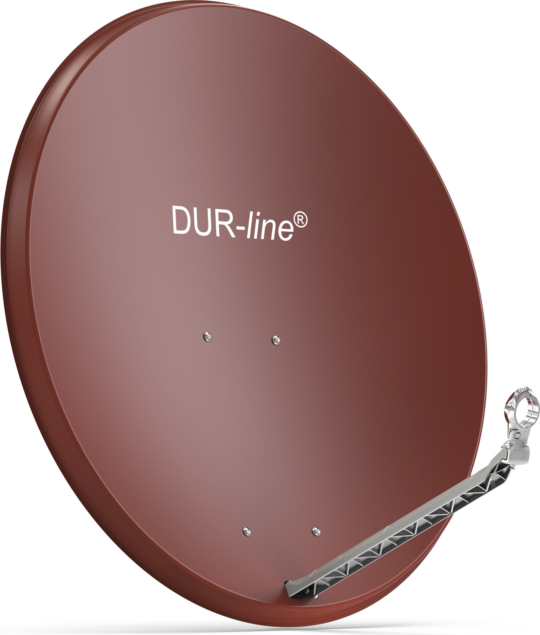 DUR-line Select 85/90cm Satellitenschüssel Alu ziegelrot 12302