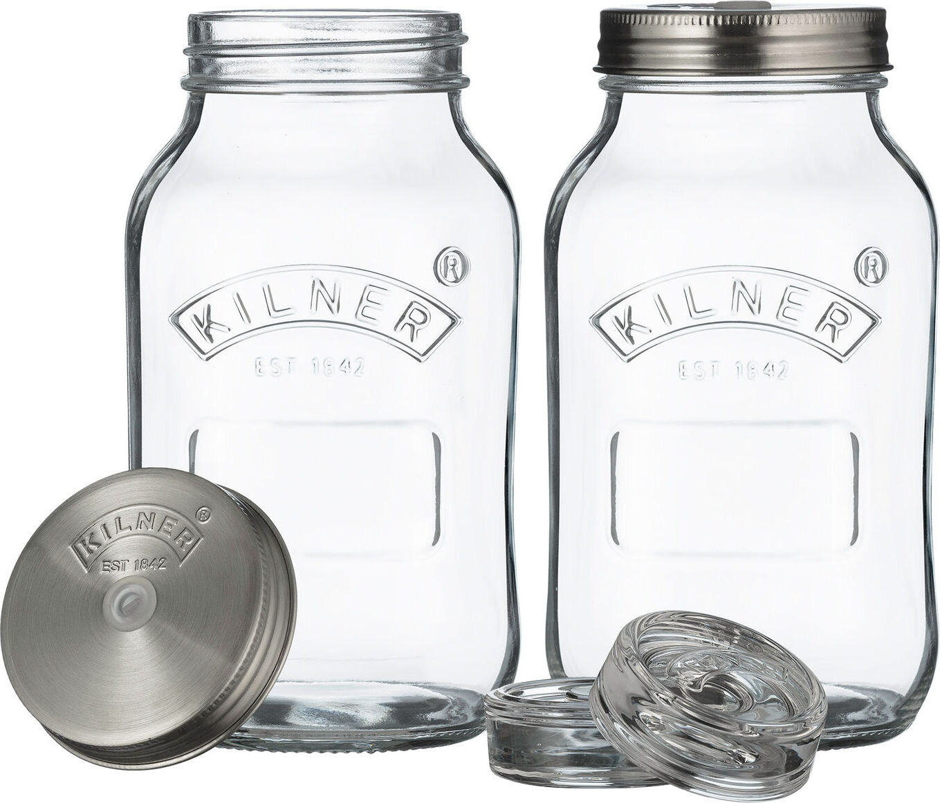 KILNER Fermentationsglas 1l 2er Set 0025.010