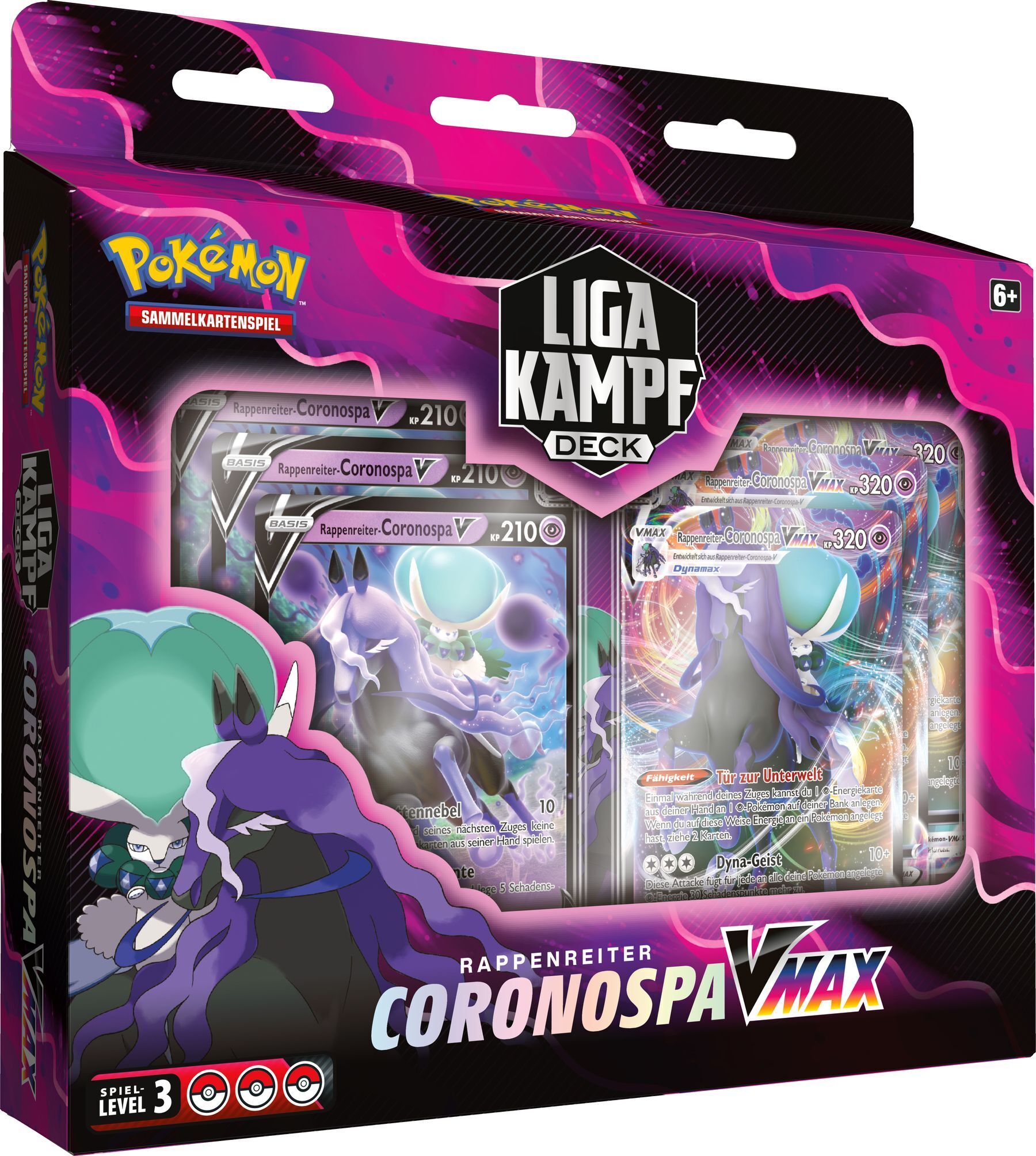 The Pokemon Company Rappenreiter Coronospa-VMAX Liga-Kampf-Deck