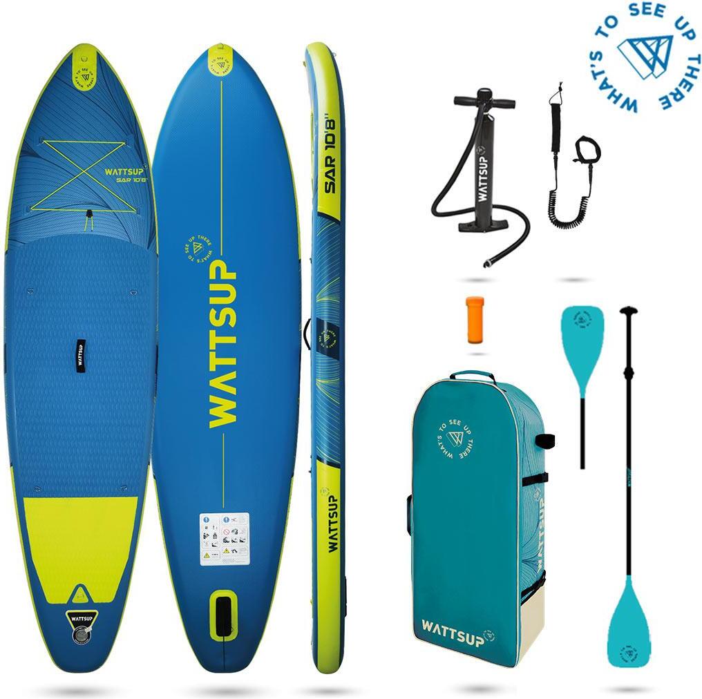 WattSUP Sar 10.8 SUP Board Stand Up Paddle Surf-Board Paddle ISUP 325x84cm