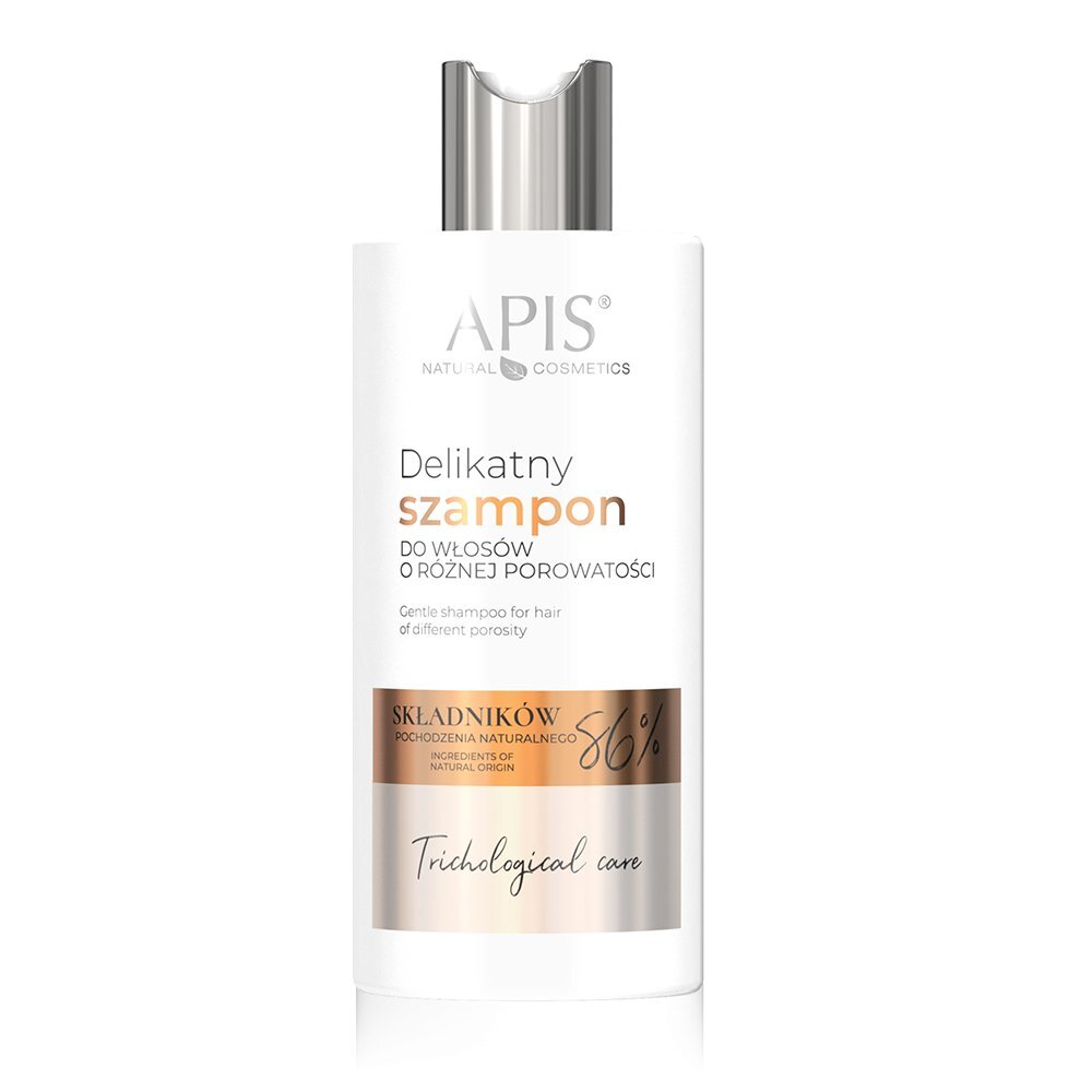 Apis – Trichologische Pflege – Sanftes Haarshampoo mit unterschiedlicher Porosität 300 ml API-SZA-TRI-CARE-300