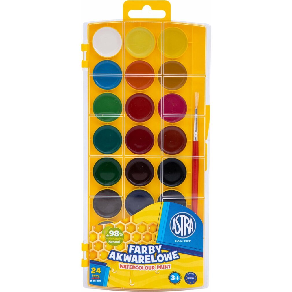 ASTRA art-pap Honig-Aquarellfarben Astra 24 Farben