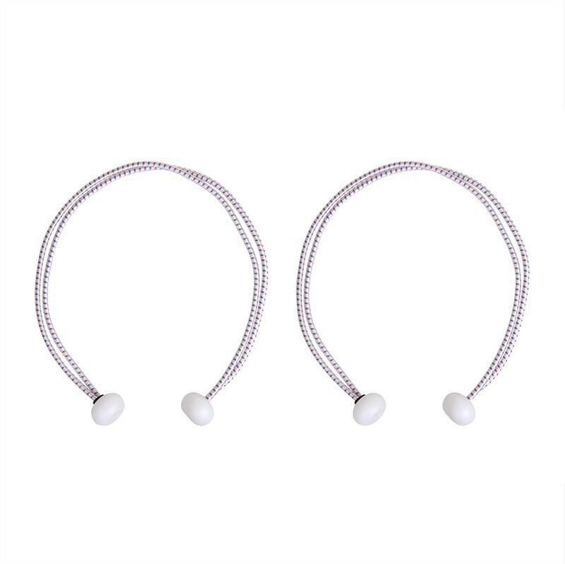 Pricenet Segeleinbinder mit Kunststof Kugeln, 2 Stück im Beutel, 50cm, weiß SF_199250