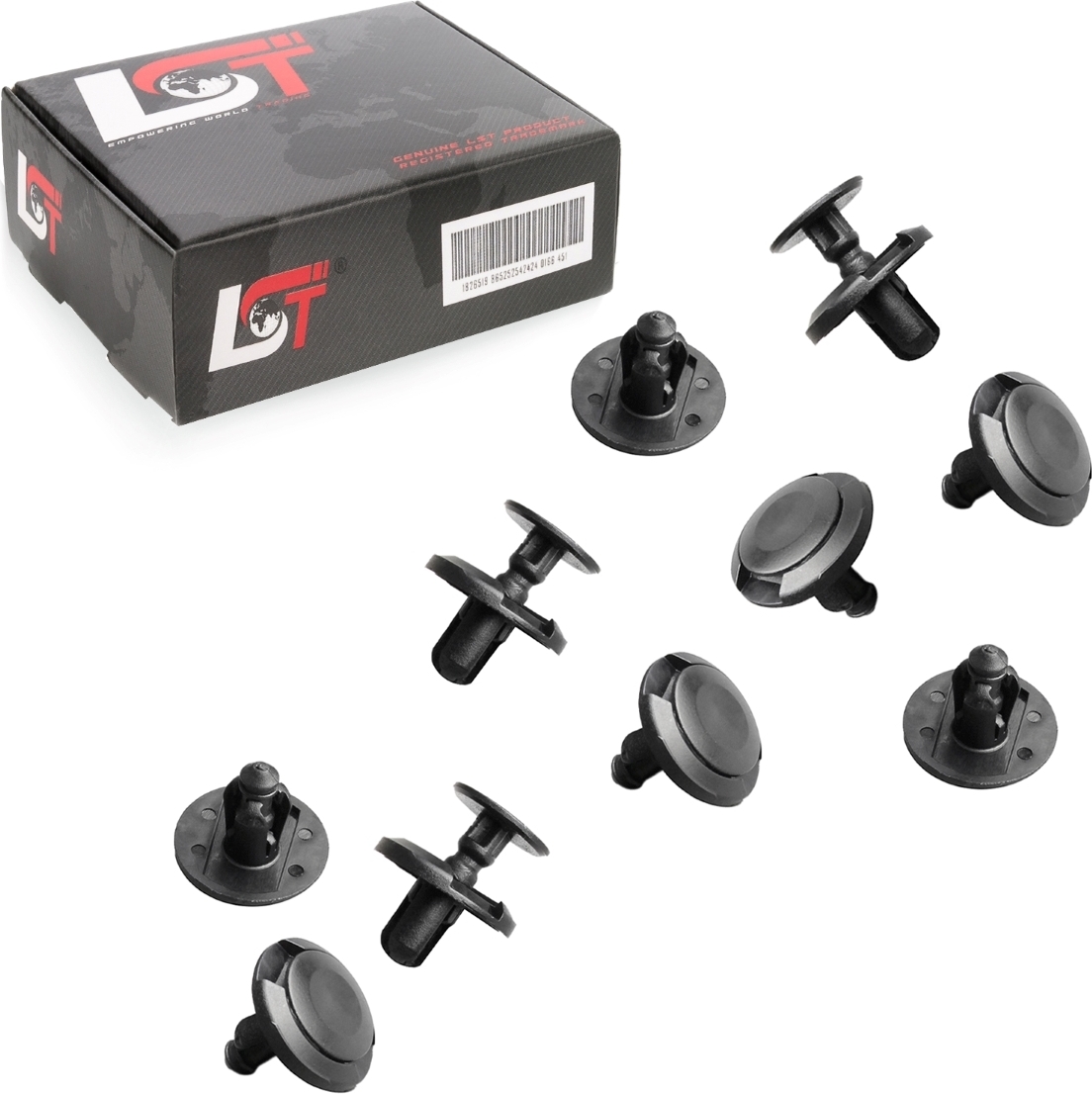 LST 10x TOYOTA CRUISER Luftführung Luftkanal Bremsluftführung Spreizniet CL-00435-001 x10