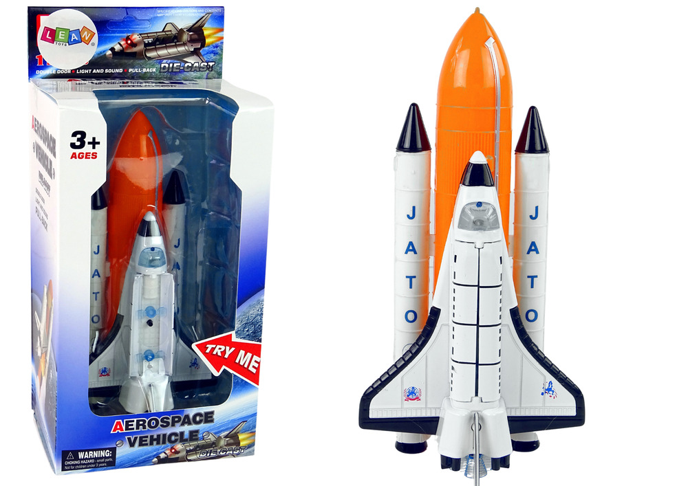 IMPORT LEANTOYS Weltraumrakete Raumschiff Weltraum Licht Ton