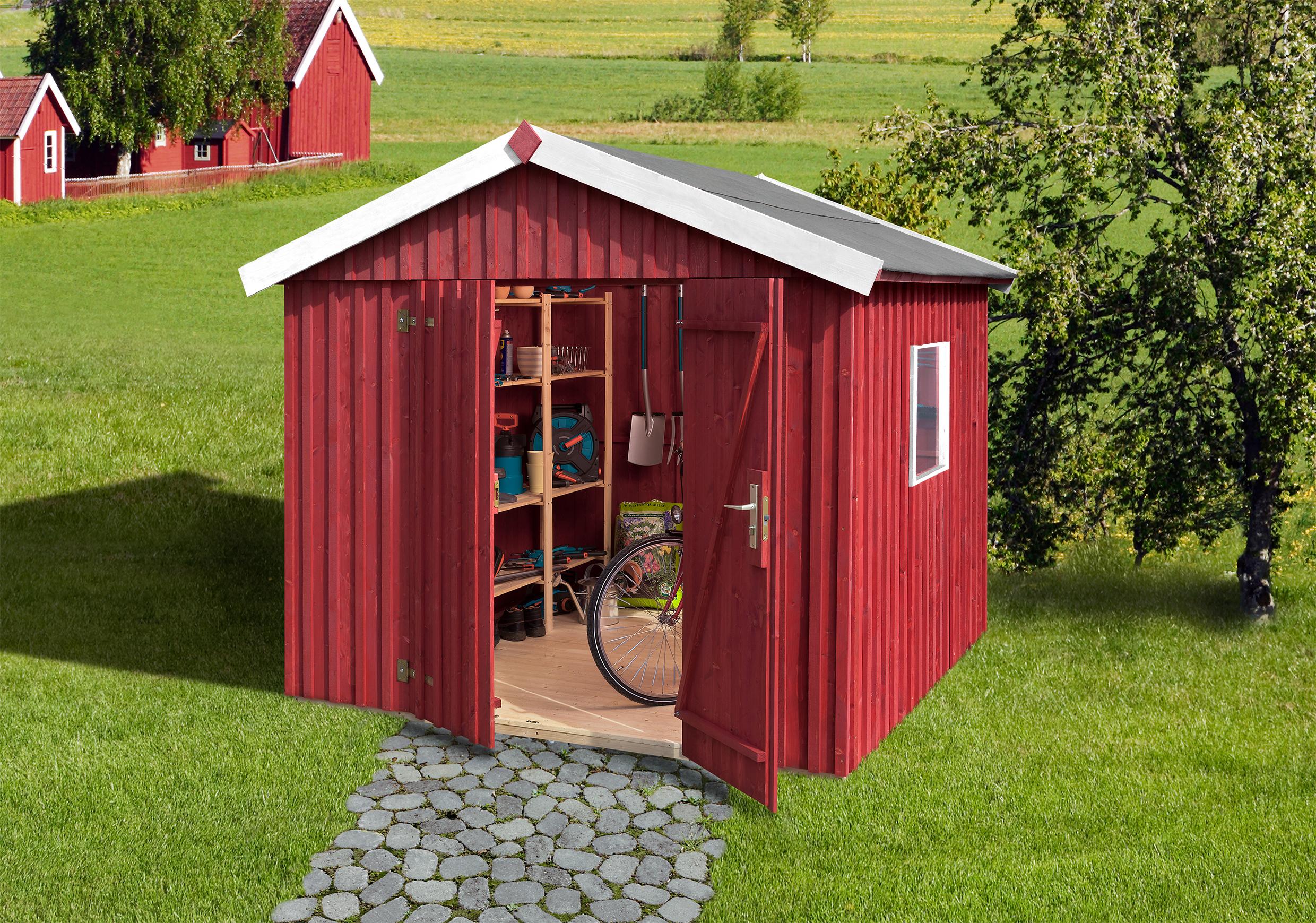 Weka Schwedenhaus Vassbo Gr.3 schwedenrot B x T x H 277 x 286 x 230 349.242.423.000