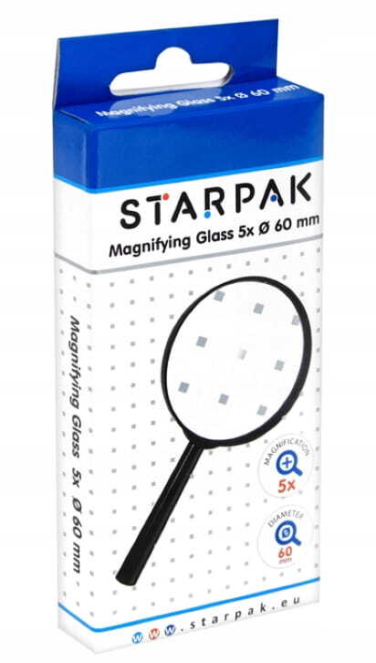 STARPAK Leselupe 6 cm Lupe x5