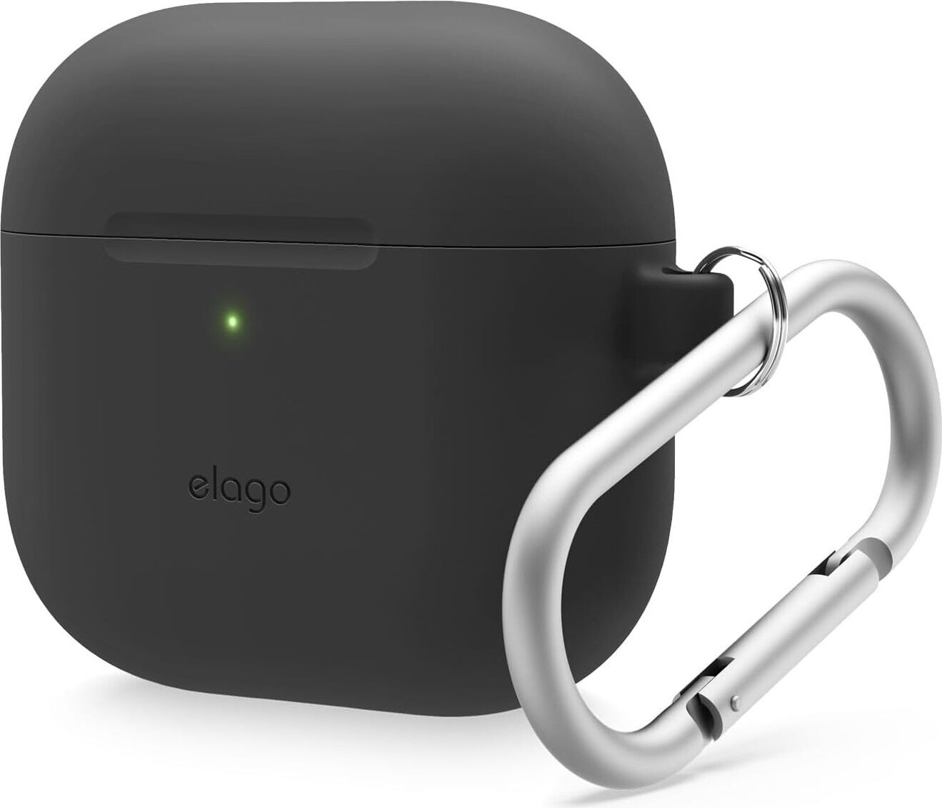 Elago Silikon-Hängehülle für AirPods 4 Schwarz EAP4SC-HANG-BK