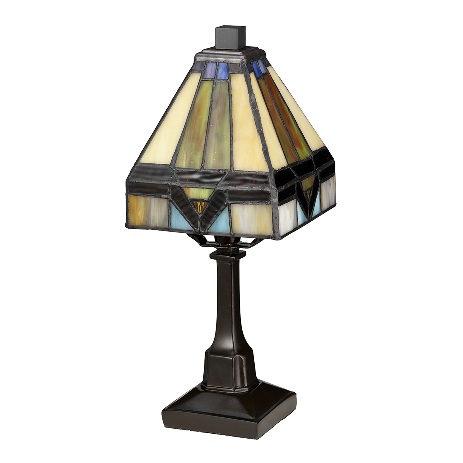 quoizel Elstead Holmes Tischleuchte E14 Vintage-Bronze QZ-HOLMES-TL