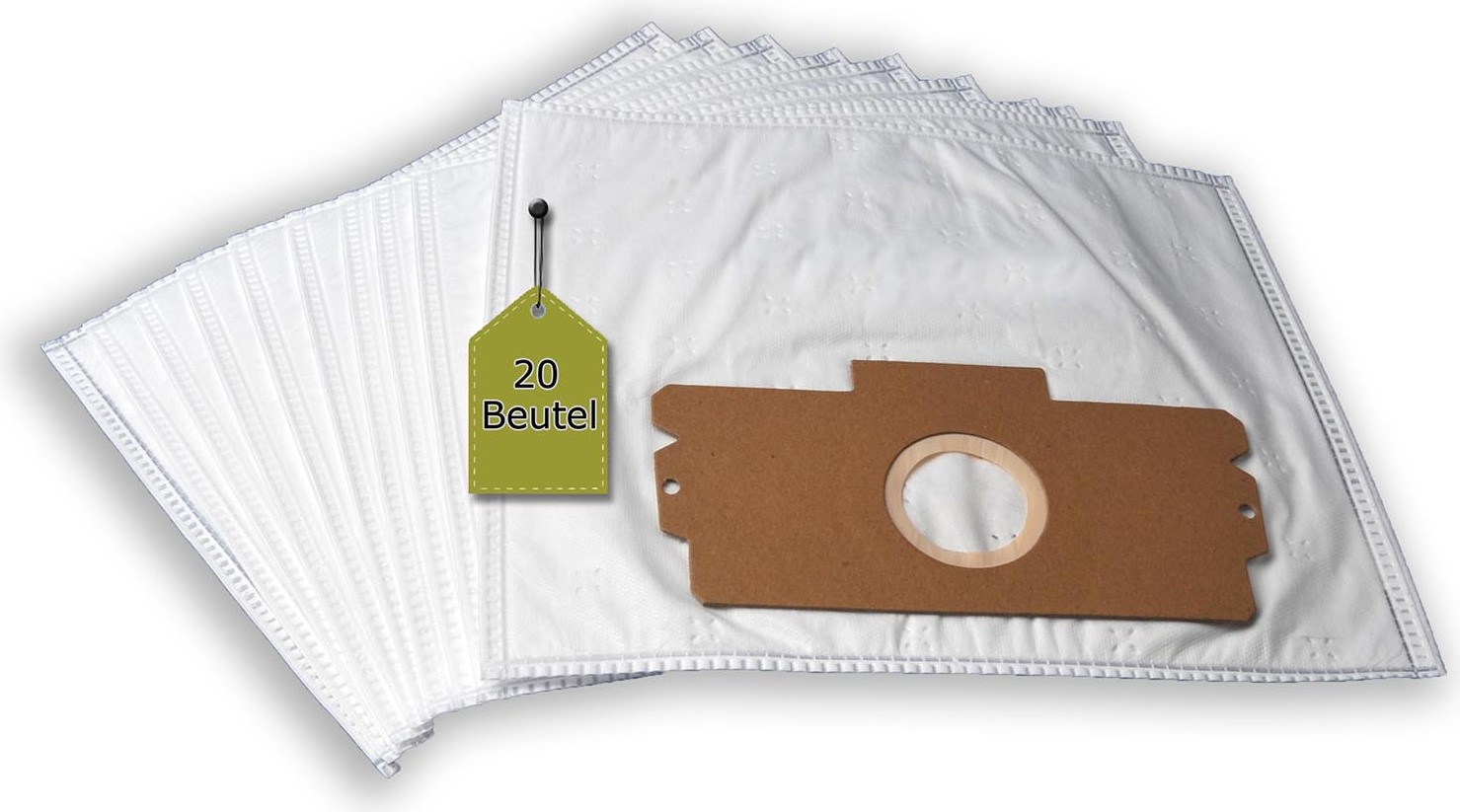 eVendix 20 Staubsaugerbeutel passend für AEG Exquisit 1100 - Vampyr + 4 Mikro-Filter 100050