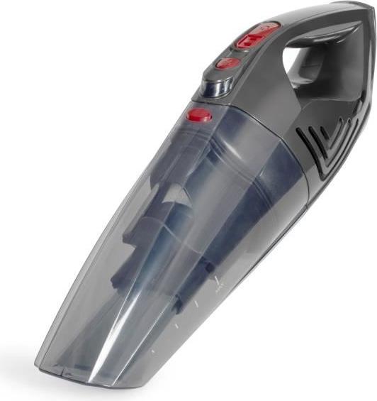 Ručný vysávač na vodu a prach LIVOO DOH137R, 70 W, 2 v 1, umývateľný filter, nádoba 150/550 ml, sivá/červená