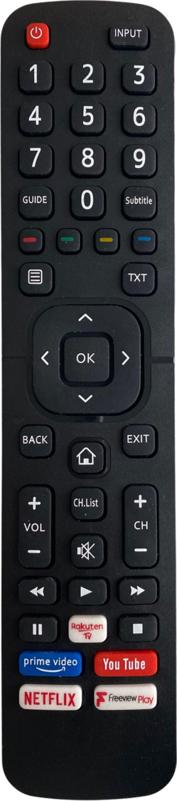 Ersatz-Fernbedienung EN2BI27H Für Hisense TVs (32AE5500F, 40AE5500F, H55B7120, H43B7500 Uvm.)