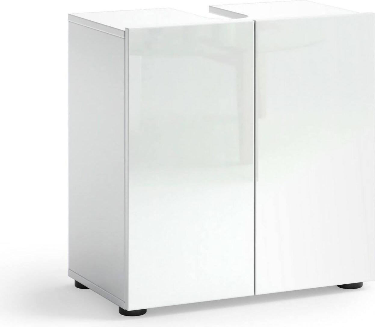 Dmora Unterschrank Orkney 60x34x62 cm Weiß 2 Türen