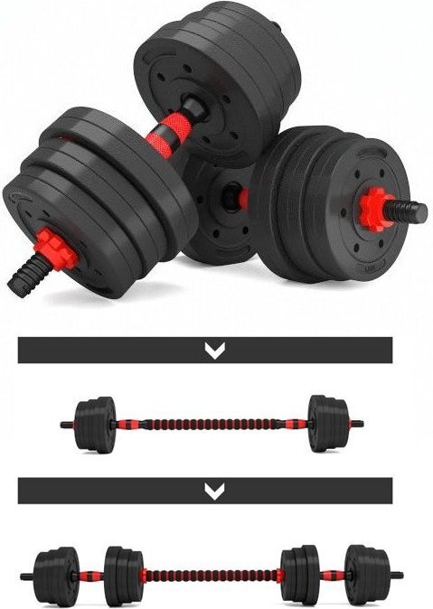 SEDCO Belastungshanteln BC - Set 2x7,5 kg / 1x15 kg BS3618 15