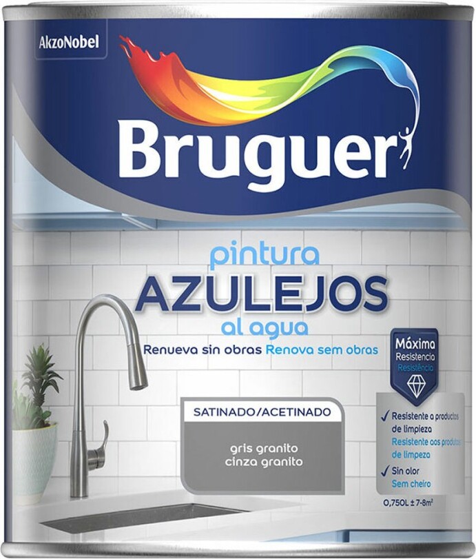 Farbe Bruguer Grau Granit 750 ml Fliesen und Kacheln S7926885