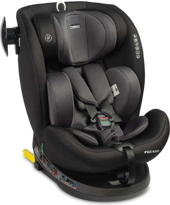 CARETERO Autositz Kinder Autokindersitz Commo, ISOFIX, 40-150cm, Graphit TERO-1992