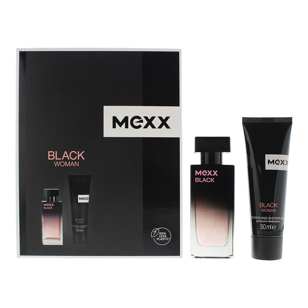 Mexx Black Woman - EDT 30 + sprchový gel 50ml