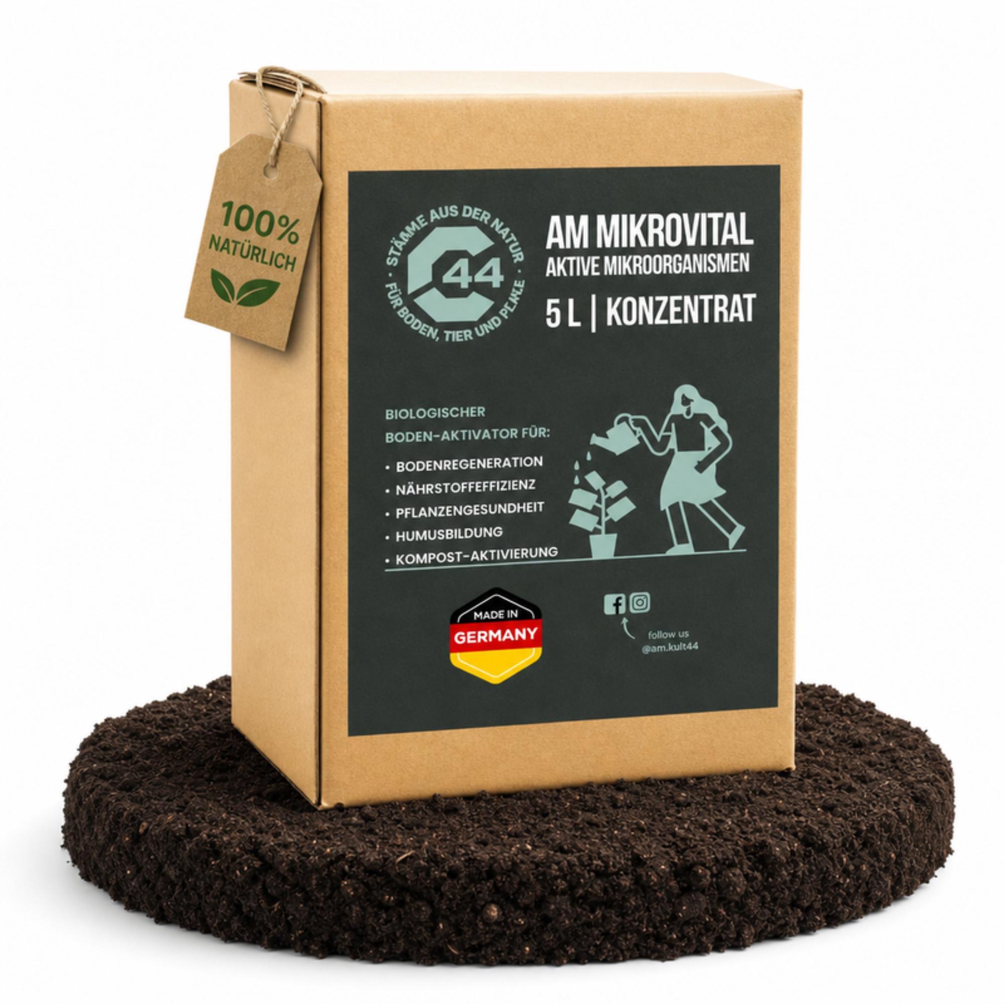 C44 Zittau C44 AM Mikrovital | Biologischer Bodenaktivator - 5L