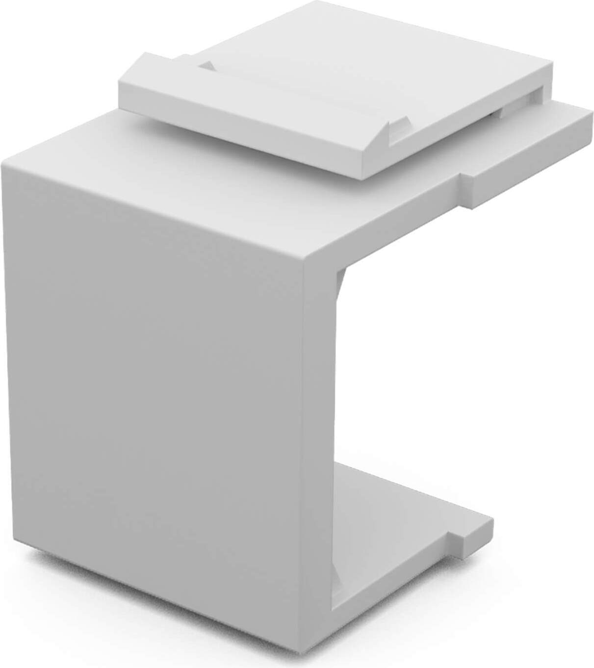 hb-digital Keystone Staubschutz für Patch Panel Keystone Abdeckung für Ihr Keystone System weiß