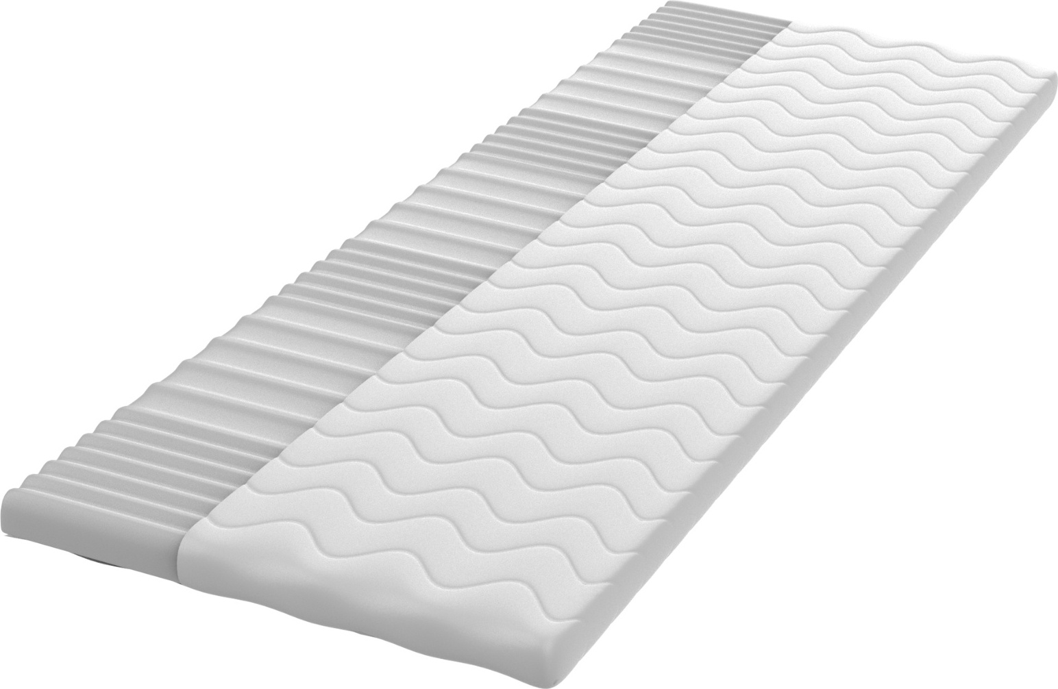 Möbel-Gerner Topper 80x200cm - 7-Zonen Matratzentopper - 5,5cm Kaltschaum-Topper H3 - Atmungsaktive Matratzenauflage + Antirutschfunktion - Matratzentopper 80x200 MGTO802006KALH1_80